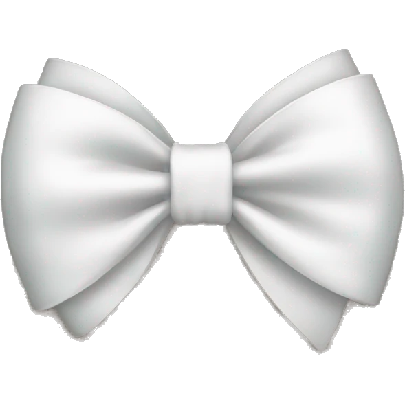 White bow emoji