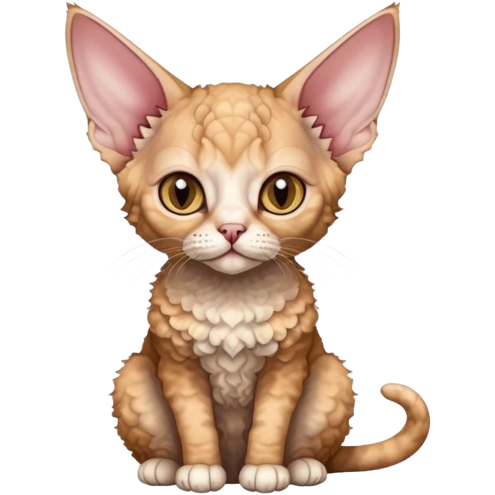 Devon cat sitting emoji