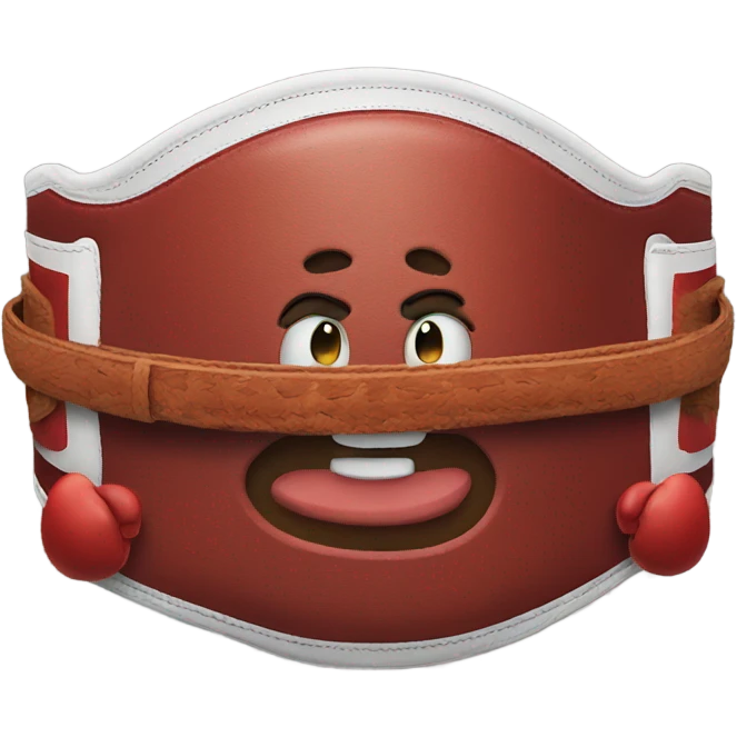 Boxing belt emoji