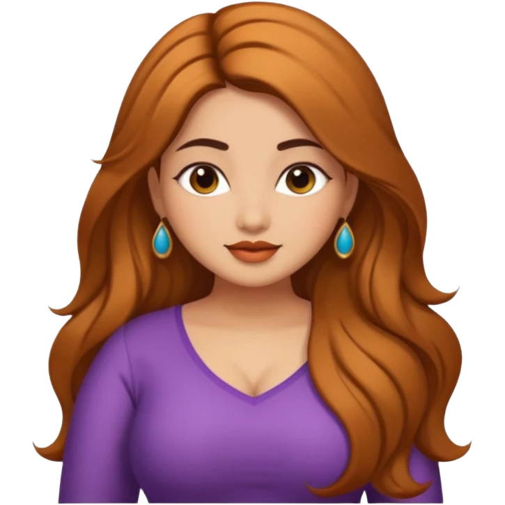 Indian curvy hair 25 years old girl emoji