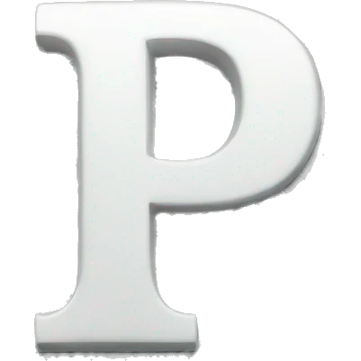Letter p emoji