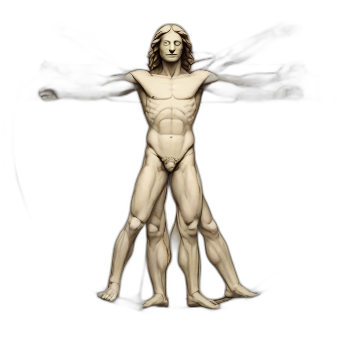 Vitruvian man emoji