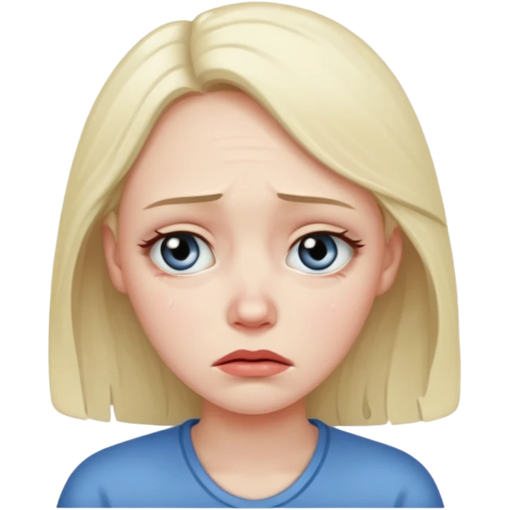 сумна жінка emoji