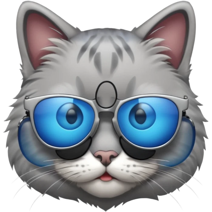 Cat wearing sunglasses emoji
