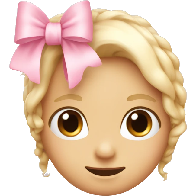 Bow-pastel-pink-shade emoji