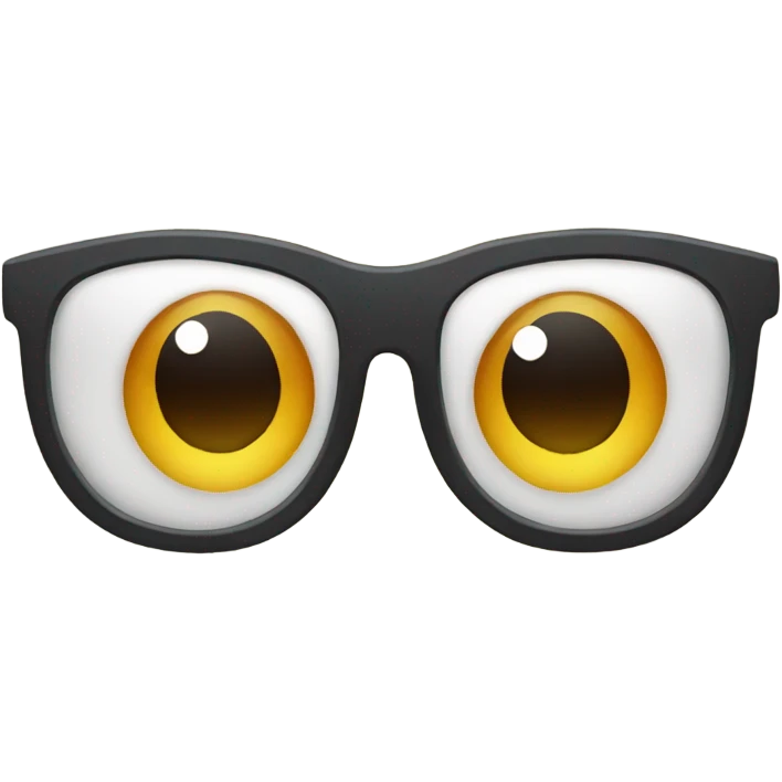 Big glasses emoji