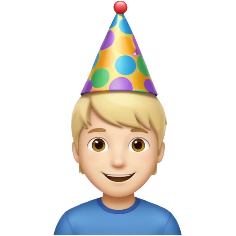 party hatted boy emoji