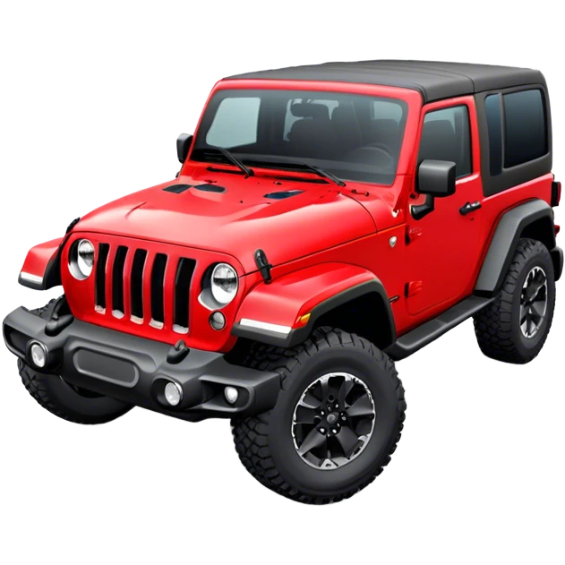 Jeep Wrangler - Jeep (Model Year: 2022) (Iconic colour: Red) emoji