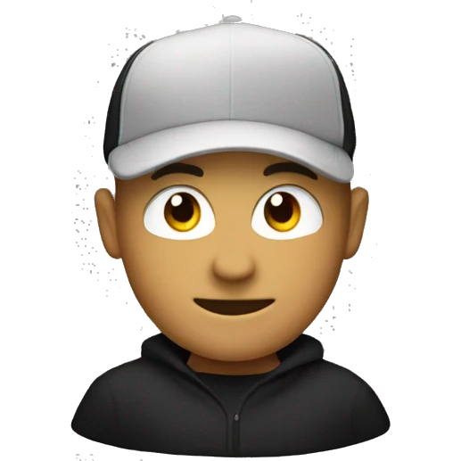Emoji black cap emoji