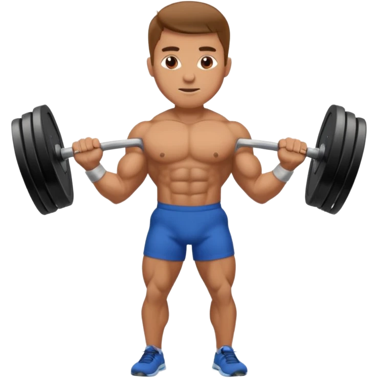 man lifting weights

 emoji
