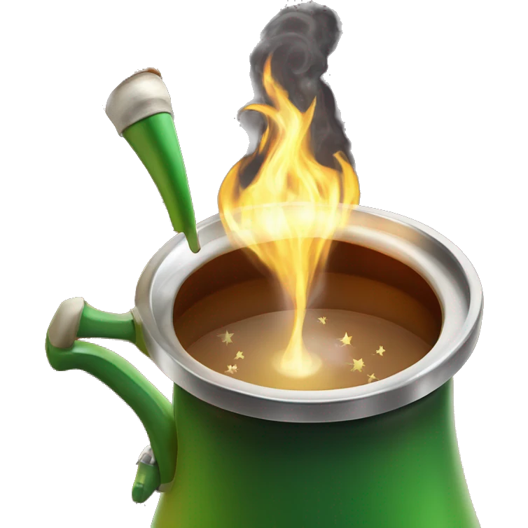 Feuerzangenbowle in Krug  emoji