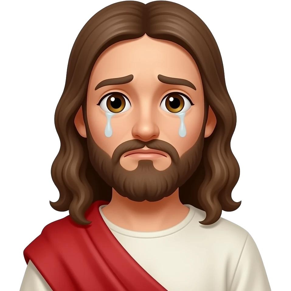 Jesus not happy emoji