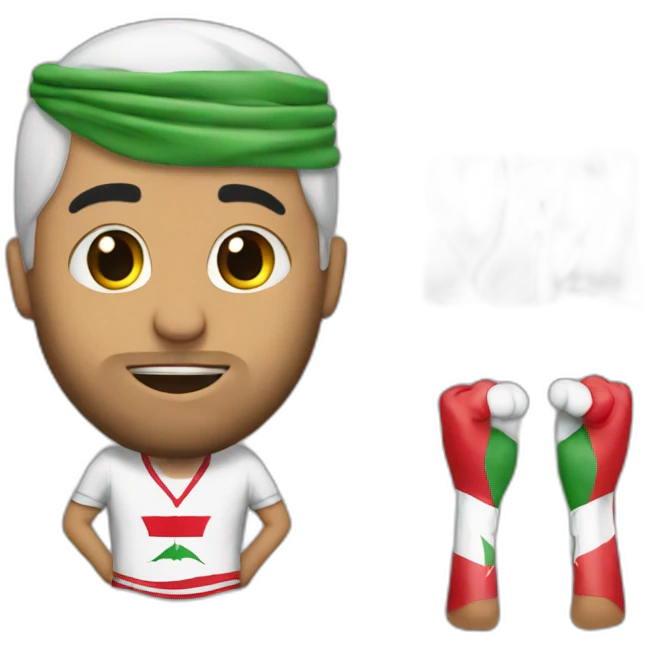 Tunisie X PALESTINE  emoji