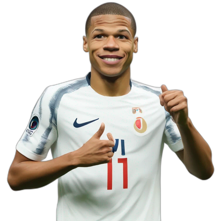 Kylian Mbappé emoji