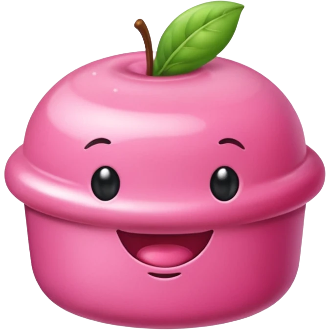 pink food emoji