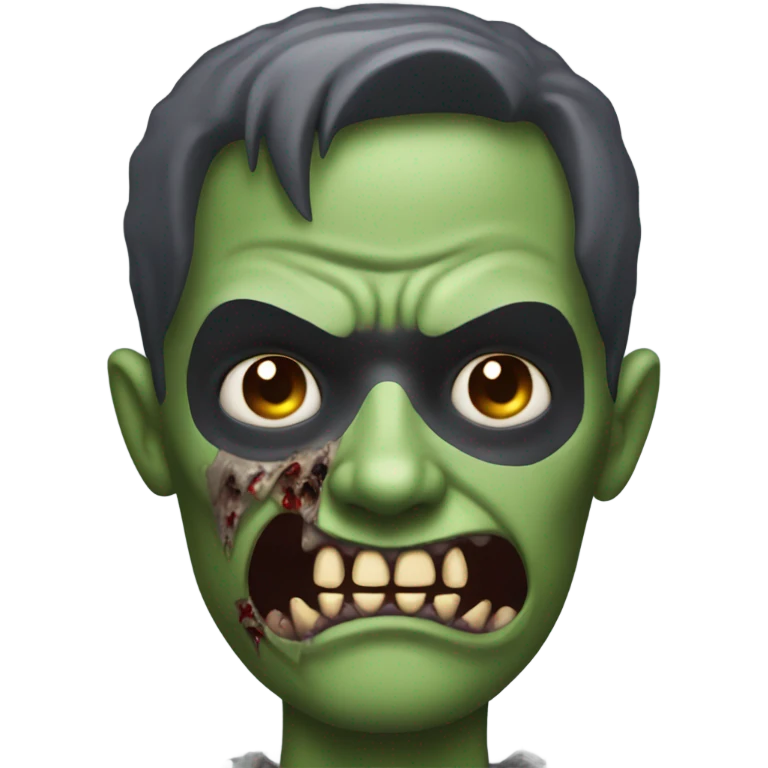 Bat man zombie emoji