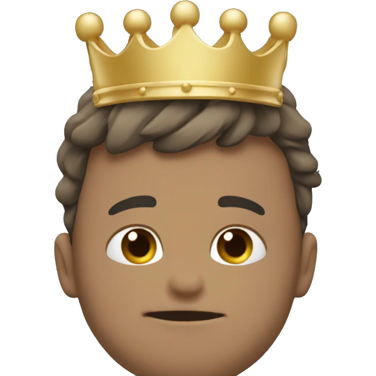 hug wit crown emoji