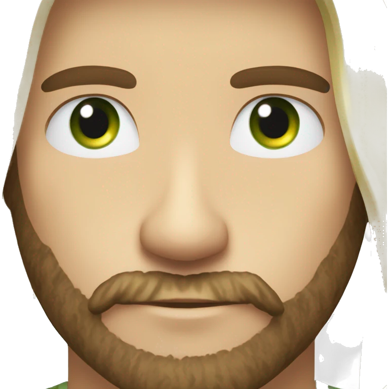 Brown haired bearded green eyed guy with blonde girl blue eyes hugging emoji