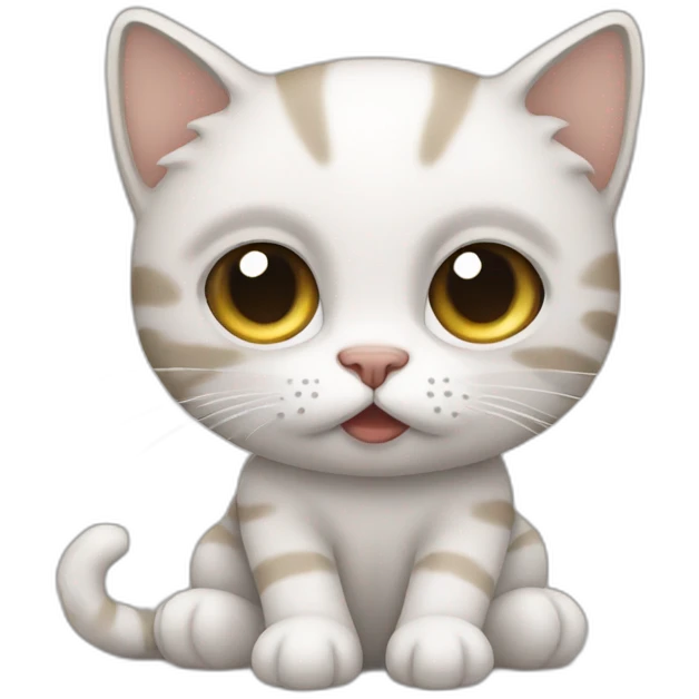 sick baby cat emoji