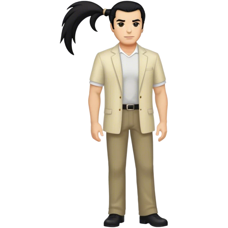 steven segal full-body ponytail emoji