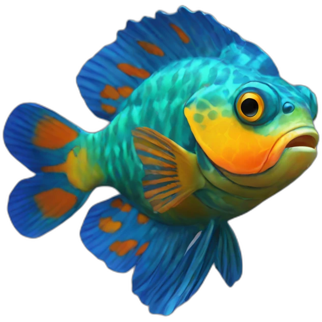 Mandarinfish emoji