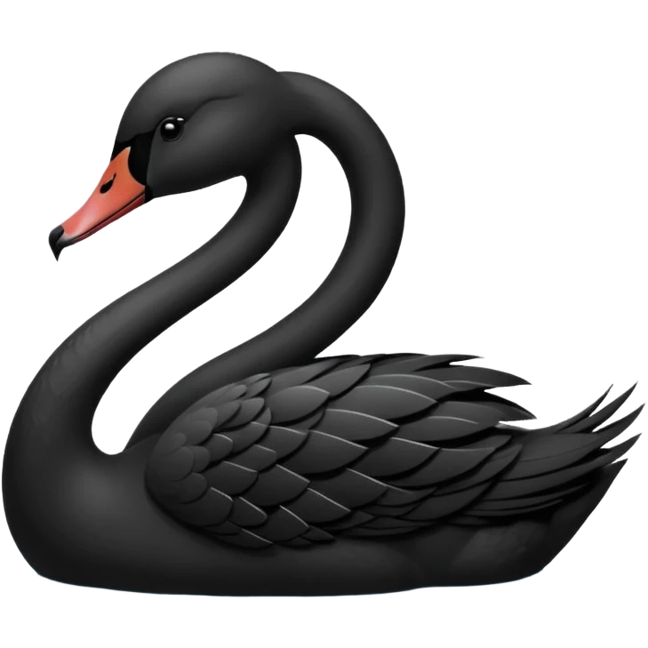 Black swan emoji