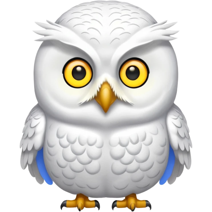 una civetta delle nevi emoji