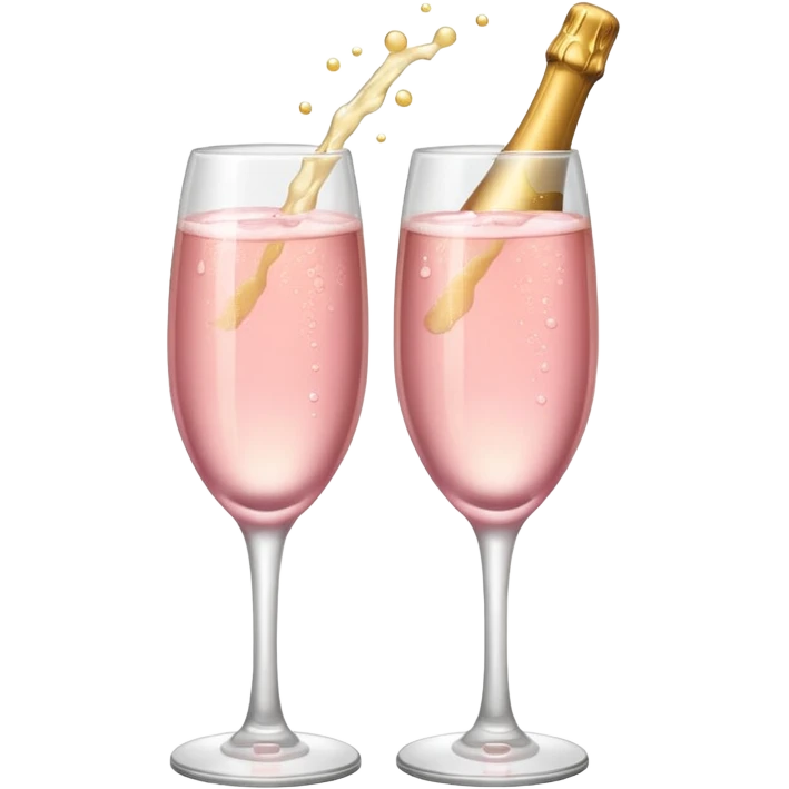 I want a emoji of champagne 🥂 but in baby pink colour  emoji