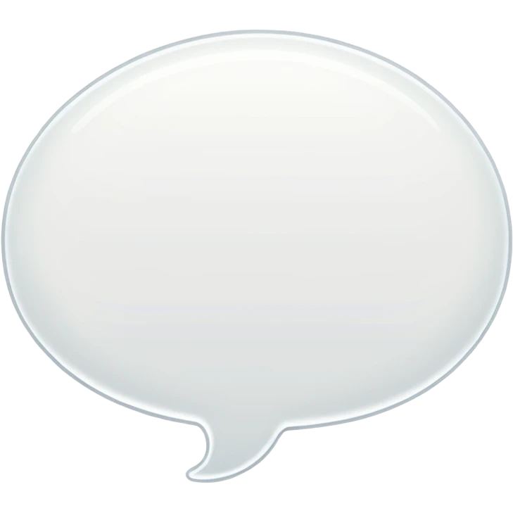 rounded comic thought bubble, no text emoji