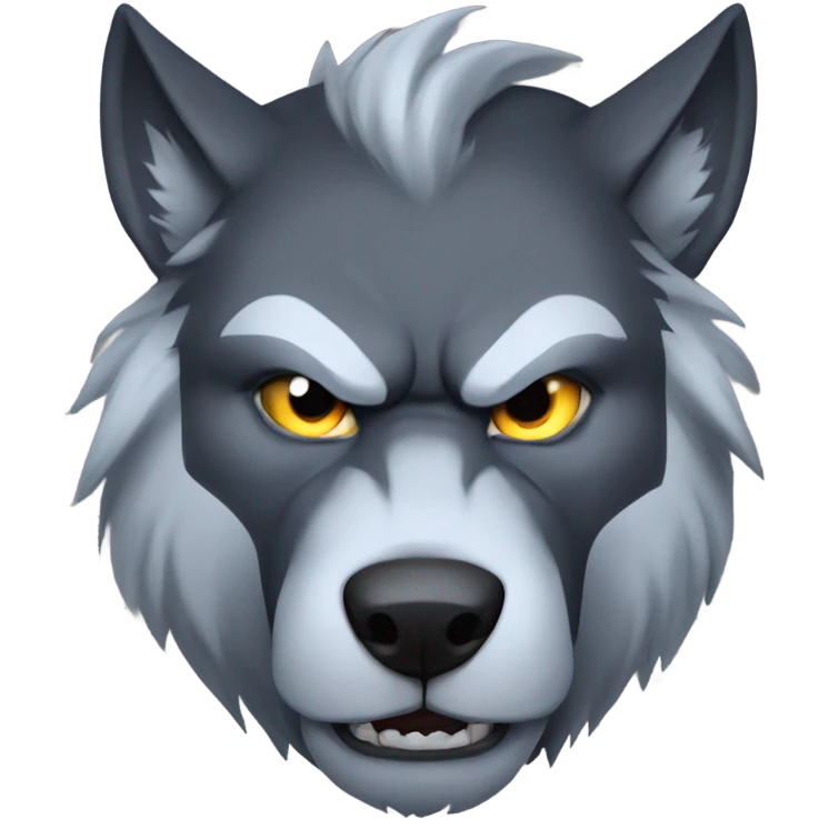 a muscular werewol emoji
