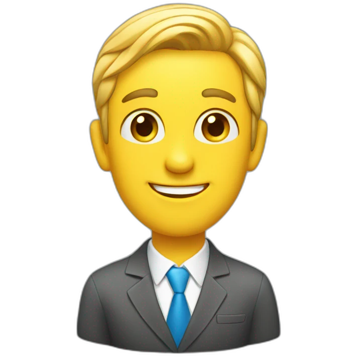 real estate agent with positive sign emoji
