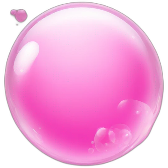pink soap bubbles emoji