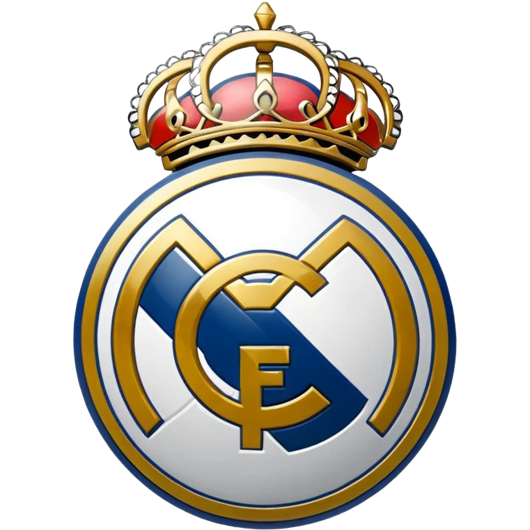 I want an emoji of real madrid logo of football and it should look realistic emoji
