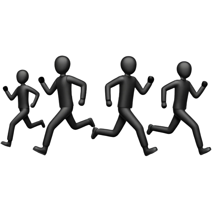 stick figures ruing emoji