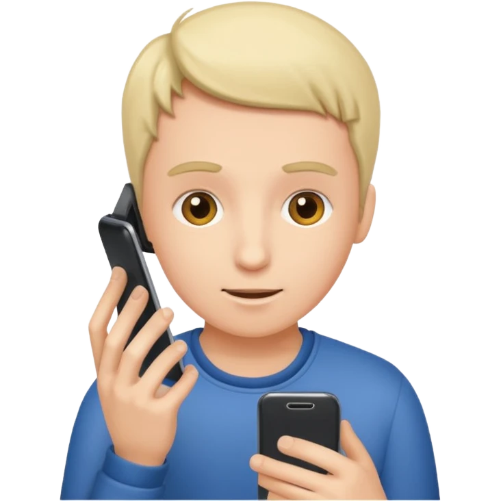 Playing word unscramble game on a phone  emoji