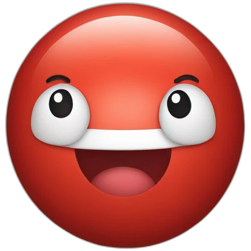 red ball emoji