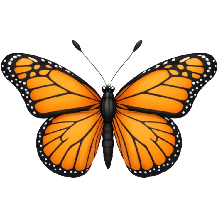 monarch butterfly emoji