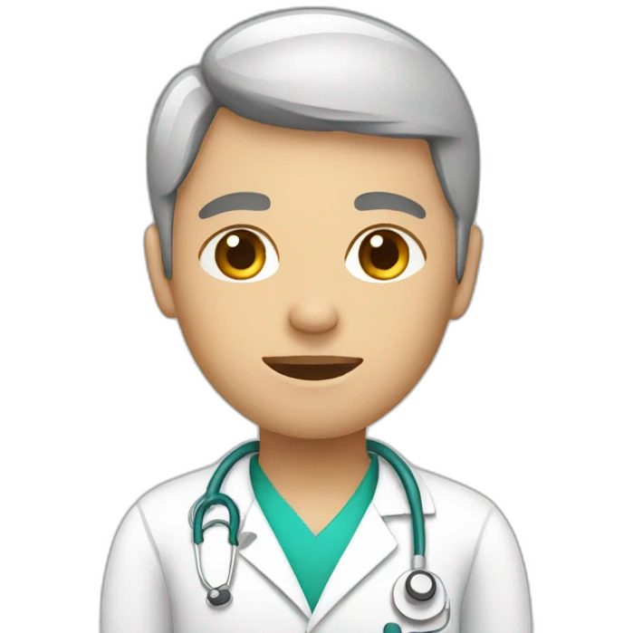 Patient in hospital emoji
