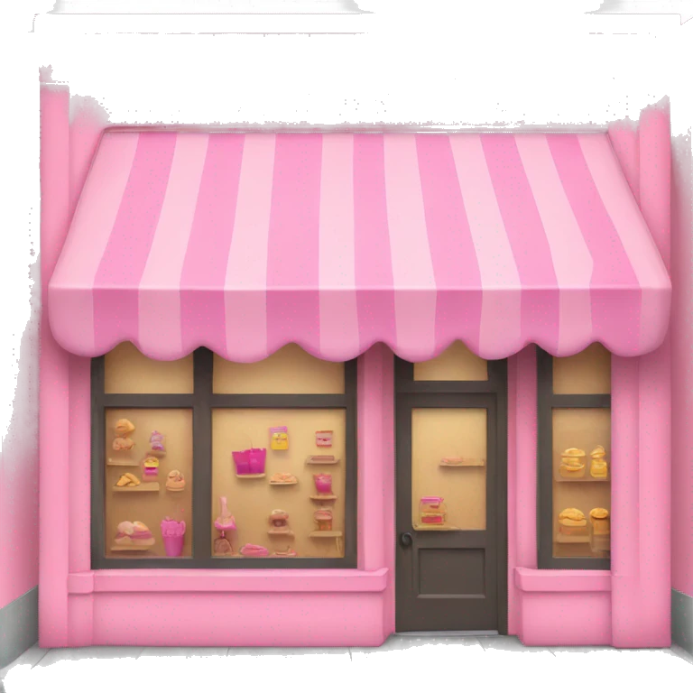 pink storefront emoji