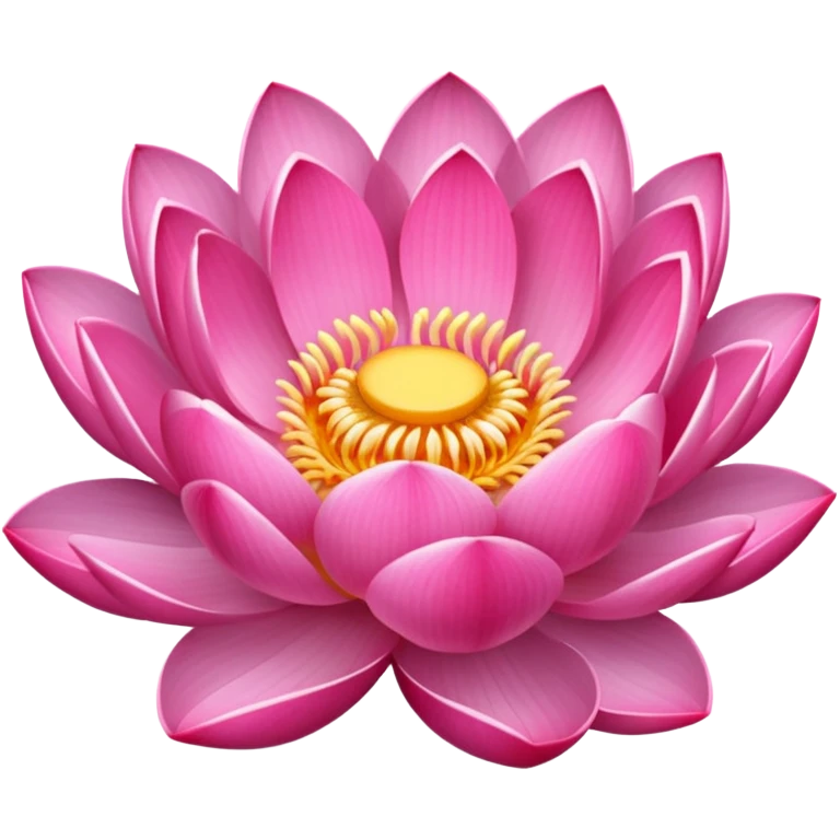 Pink lotus emoji