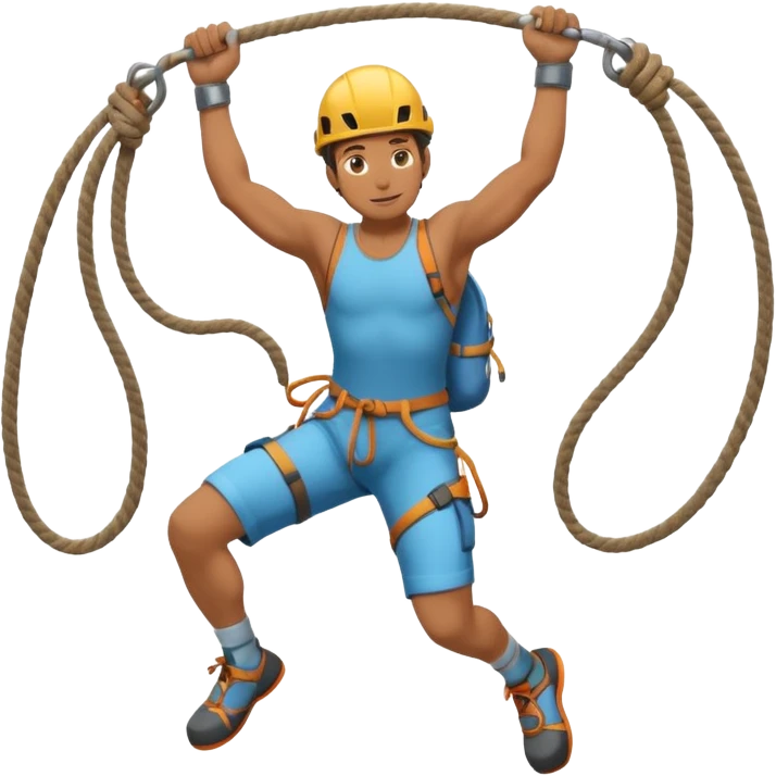 full body climber man emoji