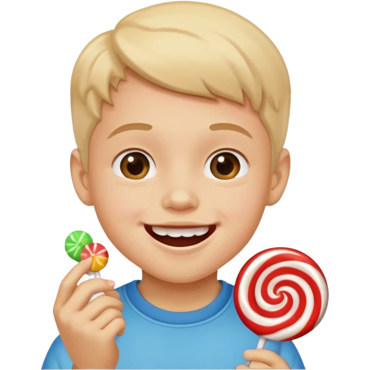 kid eating candy emoji