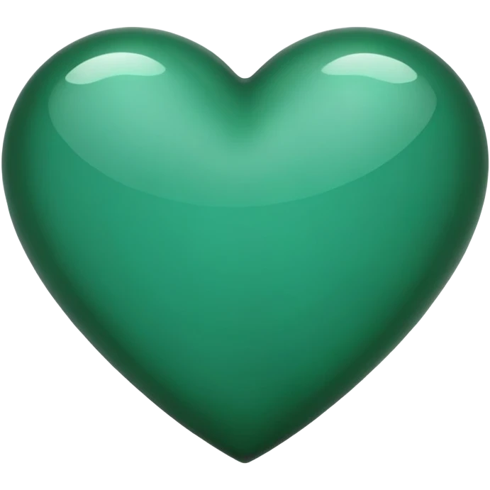 Dark green heart  emoji