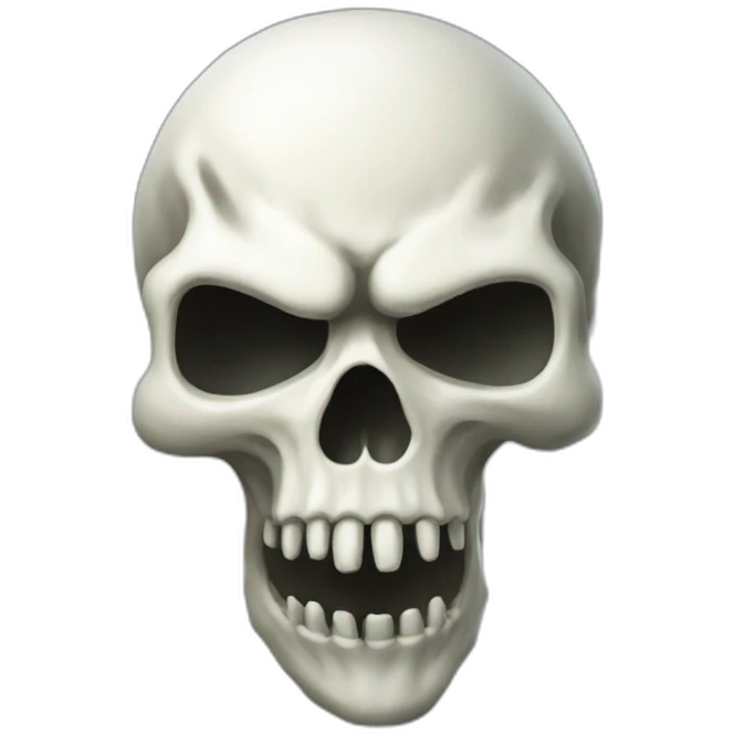 Ghost skull from Call of duty ghosts game emoji