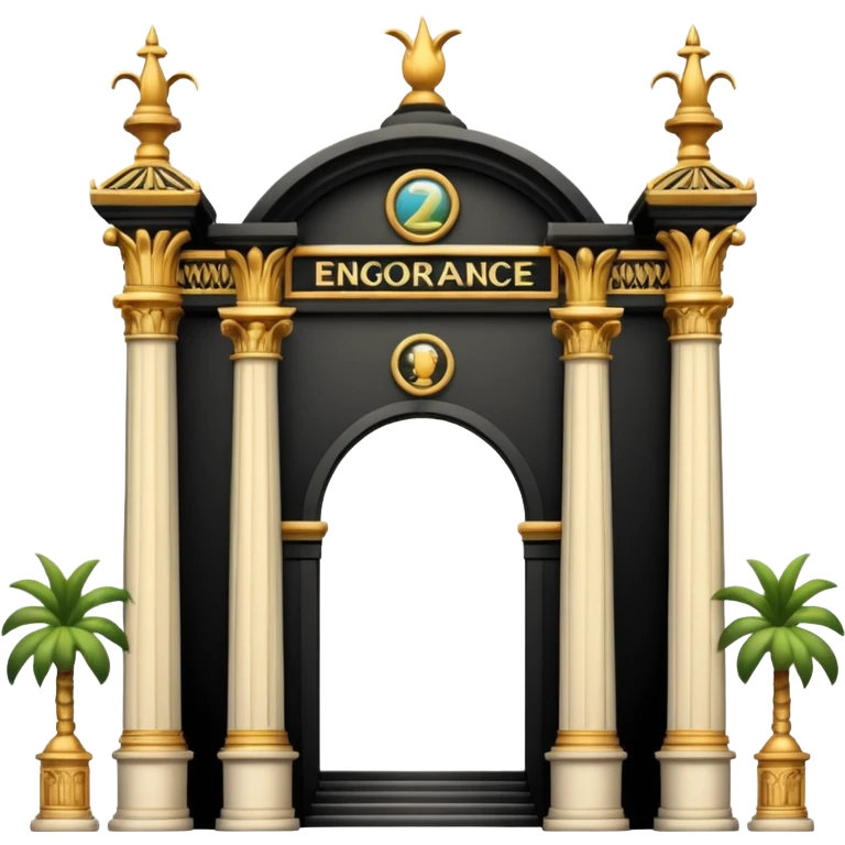 Zoo entrance. emoji