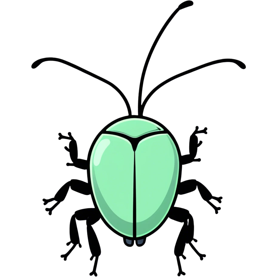 Sad bug  emoji