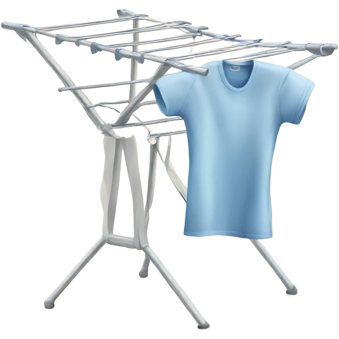 Clothes drying rack emoji