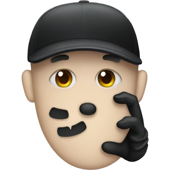 black glove emoji
