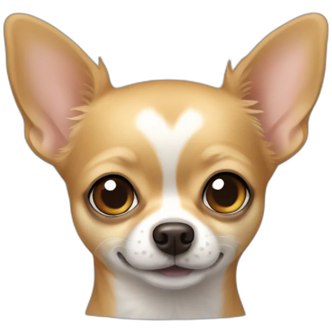 longcoat chihuahua like rice cake emoji