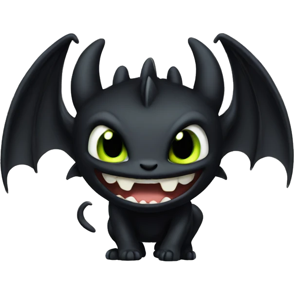Toothless emoji
